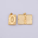 Religious Charm Mary 18K Gold PVD charms - Tarnish Resistant LLL