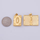 Religious Charm Mary 18K Gold PVD charms - Tarnish Resistant LLL