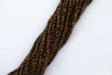 Natural Tiger eye Faceted Roundel Beads Size 4mm 15" Strand