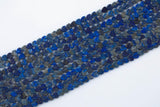 Natural Lapis Heart Top Drilled Beads 6mm 15.5" Strand