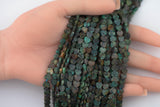 Natural Bloodstone Heart Top Drilled Beads 6mm 15.5" Strand