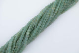 Natural Green Aventurine Heart Top Drilled Beads 6mm 15.5" Strand