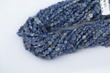 Natural Light Sodalite Aventurine Heart Top Drilled Beads 6mm 15.5" Strand