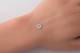 Fly Fishing Disc #2 Connector Permanent Jewelry Connector or Charm 14kt gold filled or Sterling Silver - Made in the USA - Custom