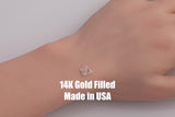 Ramen Bowl Permanent Jewelry Connector or Charm- Intricate Detail - 14kt gold filled or Sterling Silver - Made in the USA - Custom