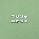 Two Line Detanglers Flower Heart Double Connector Spacer 14K Gold Filled Sterling Silver Connectors Permanent Jewelry Supplies Made in USA