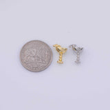 Wine glass Charm 18K Gold PVD charms - Tarnish Resistant LLL