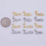 Charm 18K Gold PVD charms - Tarnish Resistant LLL