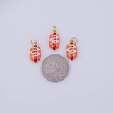 Hot dog Charm 18K Gold PVD charms - Tarnish Resistant LLL