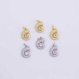Snail Charm 18K Gold pvd charms - Tarnish Resistant LLL