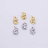 Snail Charm 18K Gold PVD charms - Tarnish Resistant LLL