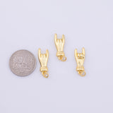 Hands Charm 18K Gold PVD charms - Tarnish Resistant LLL