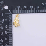 Hands Charm 18K Gold PVD charms - Tarnish Resistant LLL