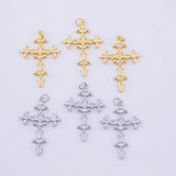 Cross Charm 18K Gold PVD charms - Tarnish Resistant LLL