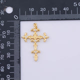 Cross Charm 18K Gold PVD charms - Tarnish Resistant LLL