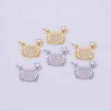 Crab Charm 18K Gold PVD charms - Tarnish Resistant LLL