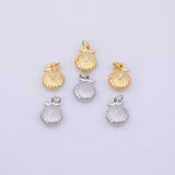 Sea shell Charm 18K Gold PVD charms - Tarnish Resistant LLL
