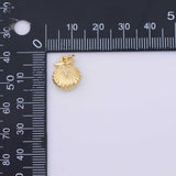 Sea shell Charm 18K Gold pvd charms - Tarnish Resistant LLL