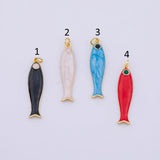 Fish Charm 18K Gold PVD charms - Tarnish Resistant LLL