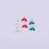 Mermaid tail Charm 18K Gold pvd charms - Tarnish Resistant LLL