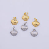 Sea shell Charm 18K Gold PVD charms - Tarnish Resistant LLL