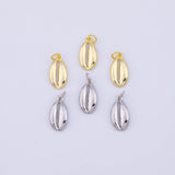 Cowrie shell Charm 18K Gold PVD charms - Tarnish Resistant LLL