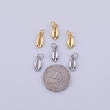 Cowrie shell Charm 18K Gold PVD charms - Tarnish Resistant LLL