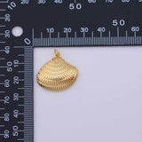 Sea shell Charm 18K Gold PVD charms - Tarnish Resistant LLL