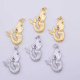 Mermaid Charm 18K Gold PVD charms - Tarnish Resistant LLL
