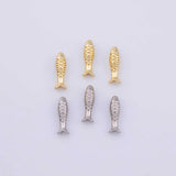 Fish Charm 18K Gold PVD charms - Tarnish Resistant LLL