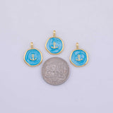 Anchors Charm 18K Gold PVD charms - Tarnish Resistant LLL