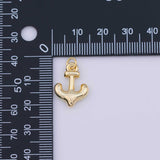 Anchors 3D Charm 18K Gold PVD charms - Tarnish Resistant LLL