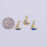 Boat Charm 18K Gold PVD charms - Tarnish Resistant LLL