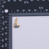 Boat Charm 18K Gold PVD charms - Tarnish Resistant LLL