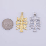 Cross Saint Charm 18K Gold PVD charms - Tarnish Resistant LLL