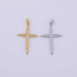 Cross 24x35mm Charm 18K Gold PVD charms - Tarnish Resistant LLL