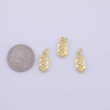 Bread Charm 18K Gold PVD charms - Tarnish Resistant LLL