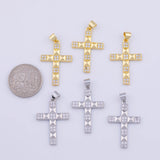 CROSS Charm 18K Gold PVD charms - Tarnish Resistant LLL