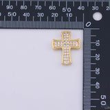 cross Charm 18K Gold PVD charms - Tarnish Resistant LLL