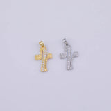 Cross Charm 18K Gold PVD charms - Tarnish Resistant LLL