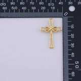 Cross Charm 18K Gold PVD charms - Tarnish Resistant LLL