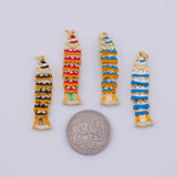 Fish Charm 18K Gold PVD charms - Tarnish Resistant LLL