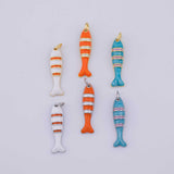 Enamel Fish Charm 18K Gold PVD charms - Tarnish Resistant LLL