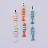 Enamel Fish Charm 18K Gold PVD charms - Tarnish Resistant LLL