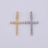 Cross Charm 18K Gold PVD charms - Tarnish Resistant LLL