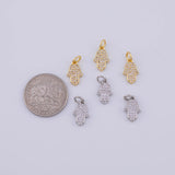 Hamsa Charm 18K Gold PVD charms - Tarnish Resistant LLL