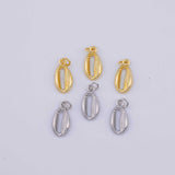 Cowrie shell Charm 18K Gold PVD charms - Tarnish Resistant LLL