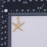 Starfish Star Fish Charm 18K Gold PVD charms - Tarnish Resistant LLL