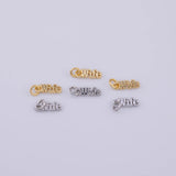 Wife Charm 18K Gold pvd charms - Tarnish Resistant LLL
