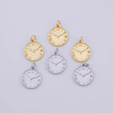 Clock Watch Charm 18K Gold PVD charms - Tarnish Resistant LLL